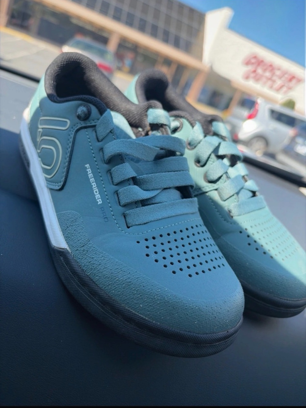 Womens' Freerider Pro Teal Lace-Up Shoes